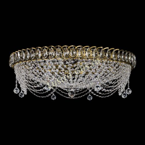 Люстра Жасмин №1 - 700 мм под бронзу в Самаре Гусь Хрустальный