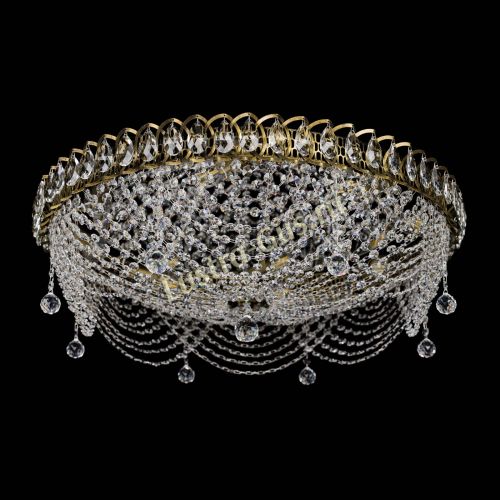 Люстра Жасмин №1 - 700 мм под бронзу в Самаре Гусь Хрустальный