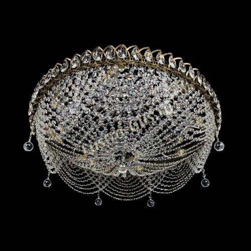 Люстра Жасмин №1 - 700 мм под бронзу в Самаре Гусь Хрустальный