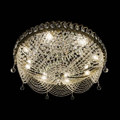 Люстра Жасмин №1 - 700 мм под бронзу в Самаре Гусь Хрустальный