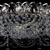 Люстра Жасмин №1 черная, диаметр - 500 мм, Люстры Гусь Хрустальный Люстра Жасмин №1 черная, диаметр - 500 мм, Люстры Гусь Хрустальный