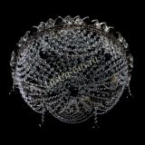 Люстра Жасмин №1 черная, диаметр - 500 мм, Люстры Гусь Хрустальный Люстра Жасмин №1 черная, диаметр - 500 мм, Люстры Гусь Хрустальный