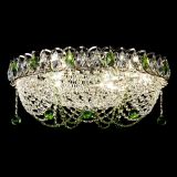 Люстра Жасмин №1 зеленая, диаметр - 500 мм, Люстры Гусь Хрустальный Люстра Жасмин №1 зеленая, диаметр - 500 мм, Люстры Гусь Хрустальный