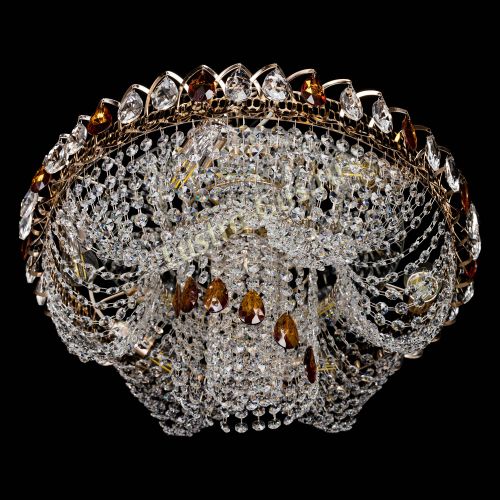 Люстра Жасмин Каскад чайный в Самаре Гусь Хрустальный