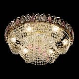 Люстра Жасмин Каскад розовый в Самаре Люстра Жасмин Каскад розовый в Самаре