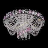 Люстра Жасмин Каскад розовый в Самаре Люстра Жасмин Каскад розовый в Самаре