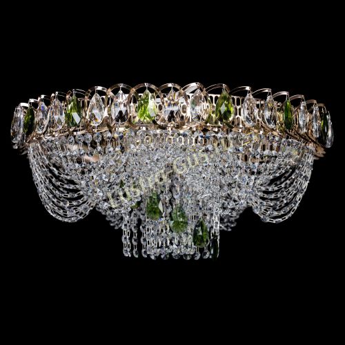 Люстра Жасмин Каскад зеленый в Самаре Люстра Жасмин Каскад зеленый в Самаре