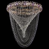 Люстра Жасмин Веер фиолетовая, диаметр - 500 мм, цвет - золото, Люстры Гусь Хрустальный Люстра Жасмин Веер фиолетовая, диаметр - 500 мм, цвет - золото, Люстры Гусь Хрустальный