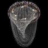 Люстра Жасмин Веер фиолетовая, диаметр - 500 мм, цвет - золото, Люстры Гусь Хрустальный Люстра Жасмин Веер фиолетовая, диаметр - 500 мм, цвет - золото, Люстры Гусь Хрустальный