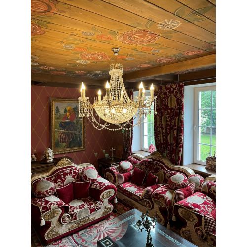 Люстра Елизавета №13 Купол в Самаре Гусь Хрустальный