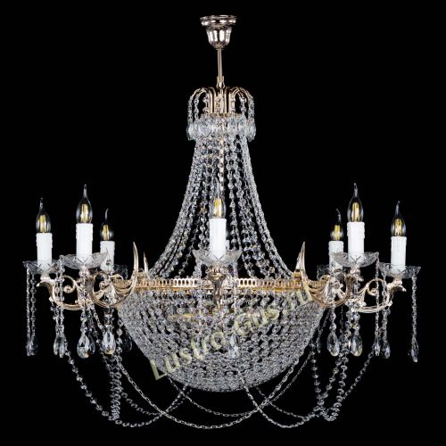 Люстра Елизавета №13 Купол в Самаре Гусь Хрустальный