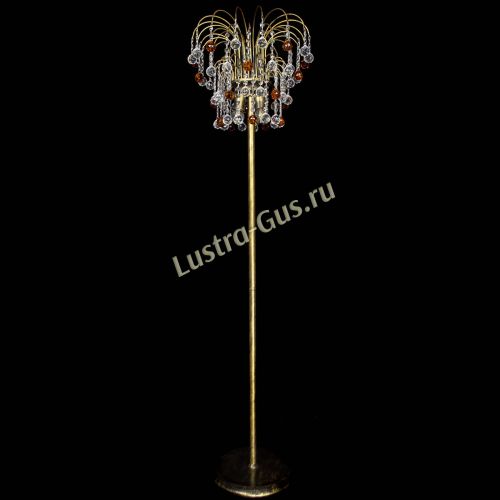 Торшер Агата шар под бронзу Чайный в Самаре Гусь Хрустальный