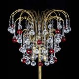 Торшер Агата шар под бронзу Красный в Самаре