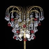 Торшер Агата шар под бронзу Красный в Самаре