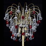 Торшер Агата шар под бронзу Красный в Самаре