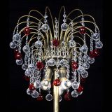 Торшер Агата шар под бронзу Красный в Самаре