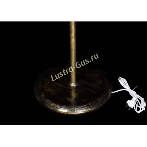 Торшер Агата шар под бронзу Красный в Самаре Гусь Хрустальный