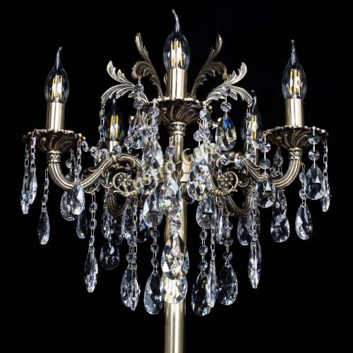 Бронзовый торшер Антей №5/1 в Самаре Гусь Хрустальный