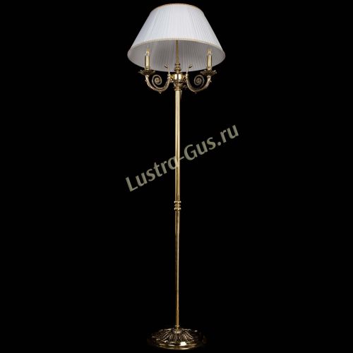 Бронзовый торшер Антик №3 в Самаре Гусь Хрустальный