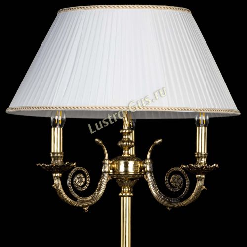 Бронзовый торшер Антик №3 в Самаре Гусь Хрустальный