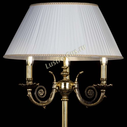 Бронзовый торшер Антик №3 в Самаре Гусь Хрустальный