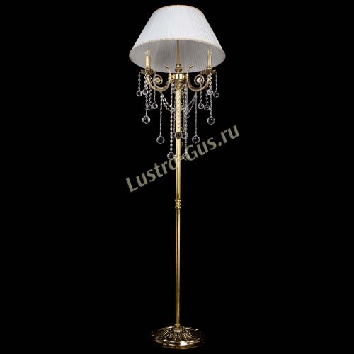 Бронзовый торшер Антик №3 шар в Самаре Гусь Хрустальный