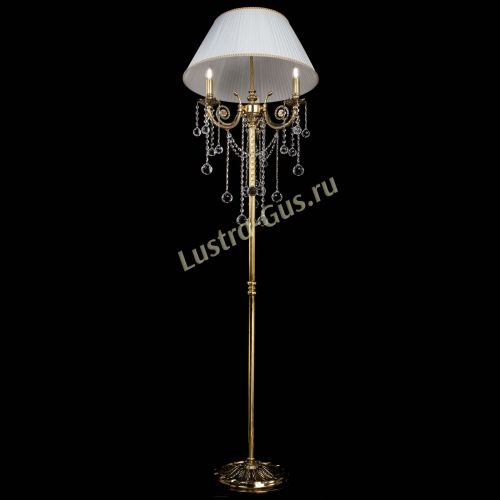 Бронзовый торшер Антик №3 шар в Самаре Гусь Хрустальный