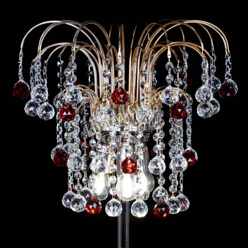 Торшер Акация шар красный в Самаре Гусь Хрустальный