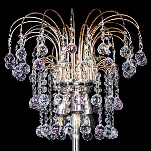 Торшер Акация шар розовый в Самаре Гусь Хрустальный