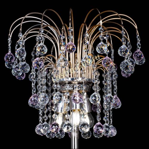 Торшер Акация шар розовый в Самаре Гусь Хрустальный