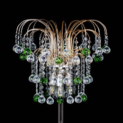 Торшер Акация шар зеленый в Самаре Гусь Хрустальный