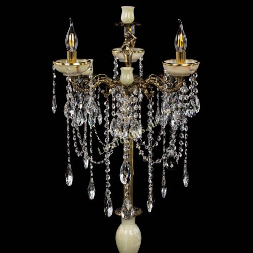 Торшер бронзовый Оникс №3/2 журавлик в Самаре Гусь Хрустальный