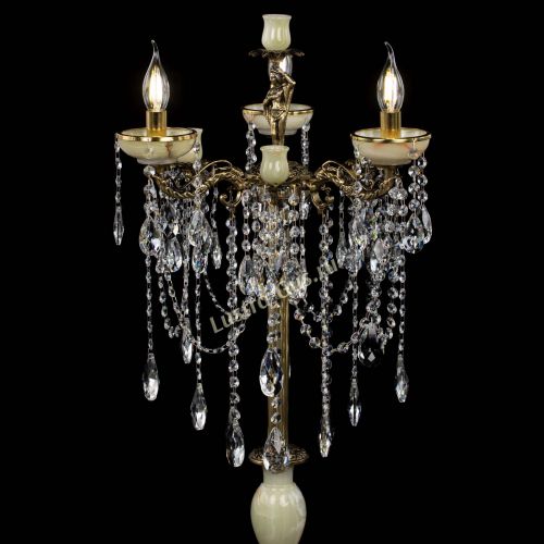 Торшер бронзовый Оникс №3/2 журавлик в Самаре Гусь Хрустальный