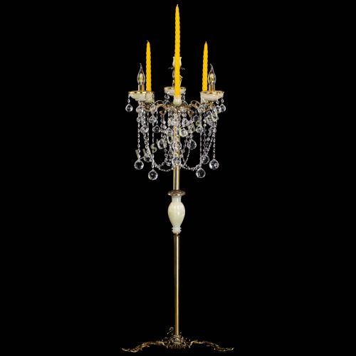 Торшер бронзовый Оникс №3 шар в Самаре Гусь Хрустальный