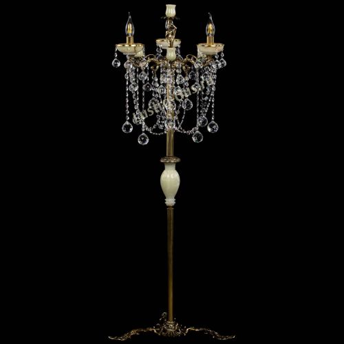 Торшер бронзовый Оникс №3 шар в Самаре Гусь Хрустальный