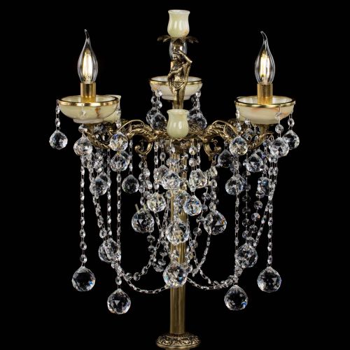 Торшер бронзовый Оникс №3 шар в Самаре Гусь Хрустальный