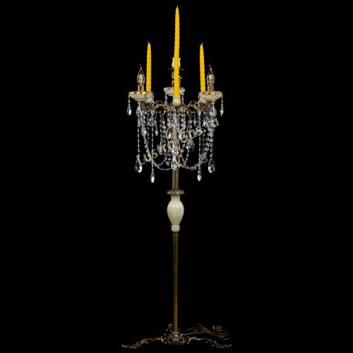 Торшер бронзовый Оникс №3 журавлик в Самаре Гусь Хрустальный