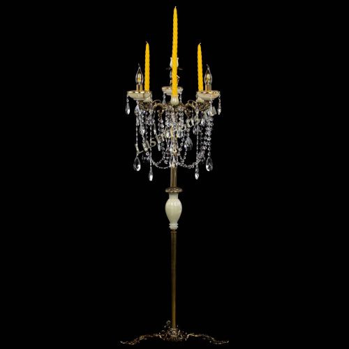 Торшер бронзовый Оникс №3 журавлик в Самаре Гусь Хрустальный