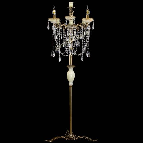 Торшер бронзовый Оникс №3 журавлик в Самаре Гусь Хрустальный