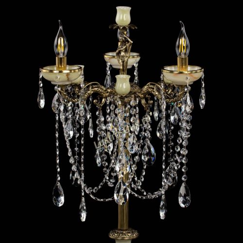 Торшер бронзовый Оникс №3 журавлик в Самаре Гусь Хрустальный