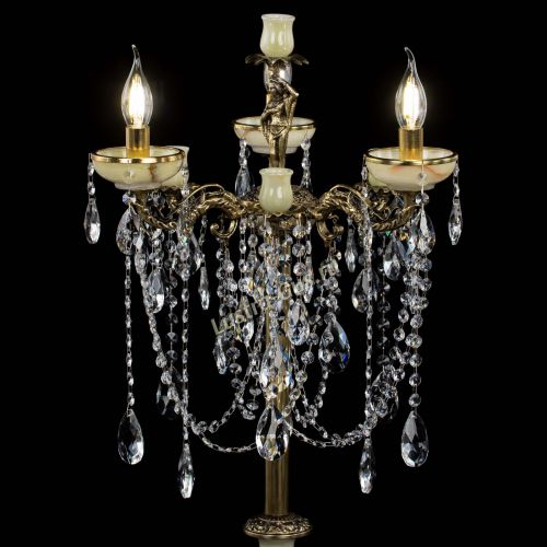 Торшер бронзовый Оникс №3 журавлик в Самаре Гусь Хрустальный