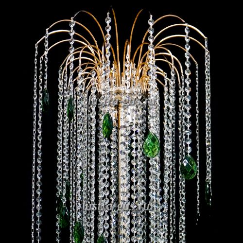 Торшер Каскад Винтаж длинный цветной в Самаре Гусь Хрустальный