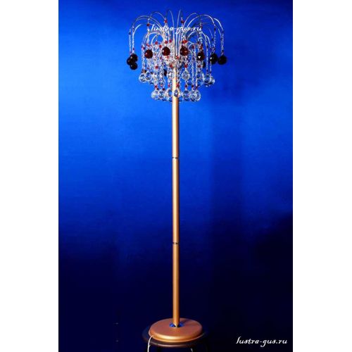 Торшер С нарядом Шар красный в Самаре Гусь Хрустальный