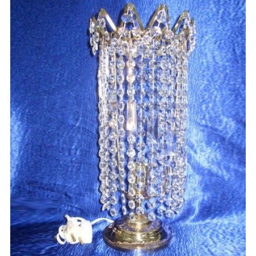 Лампа настольная Элит Ёлочка прозрачная в Самаре Гусь Хрустальный